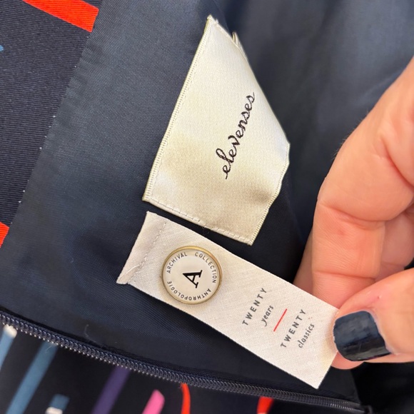 Elevenses Multicolor Rainbow Pencil Print Skirt - Picture 11 of 12